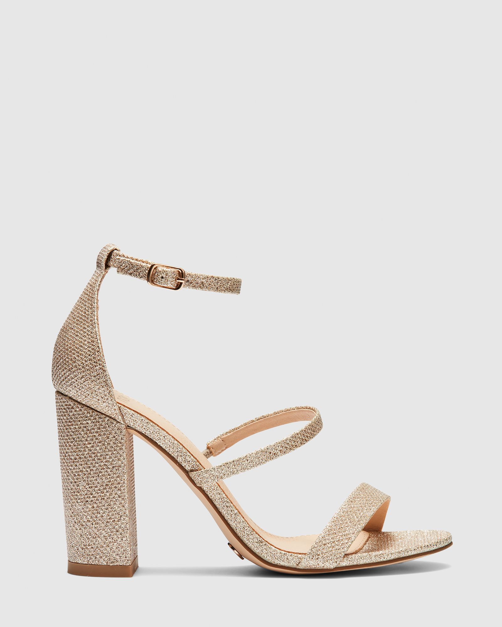 Rose gold heels store novo