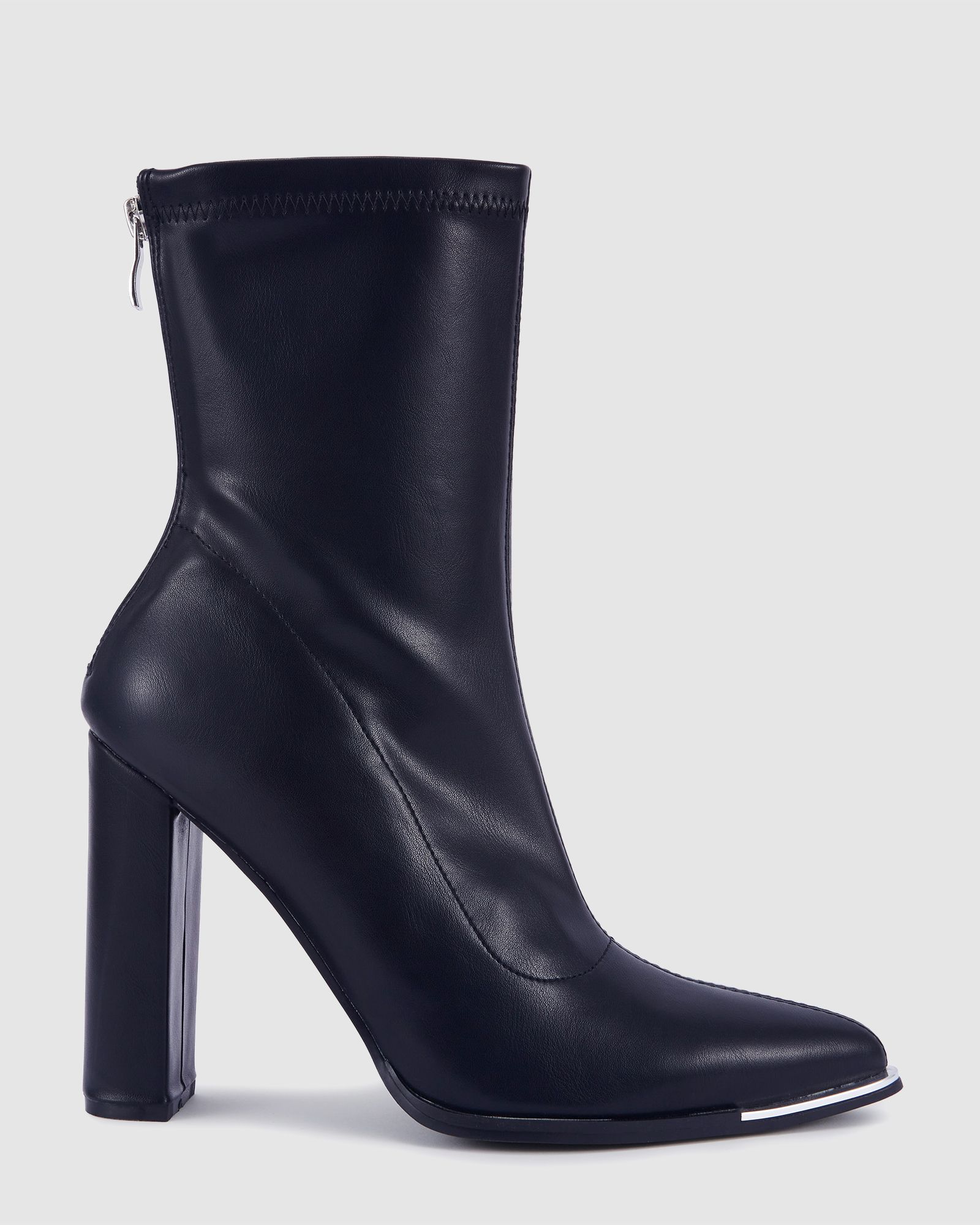 ZAMBIAN BLACK ANKLE BOOTS